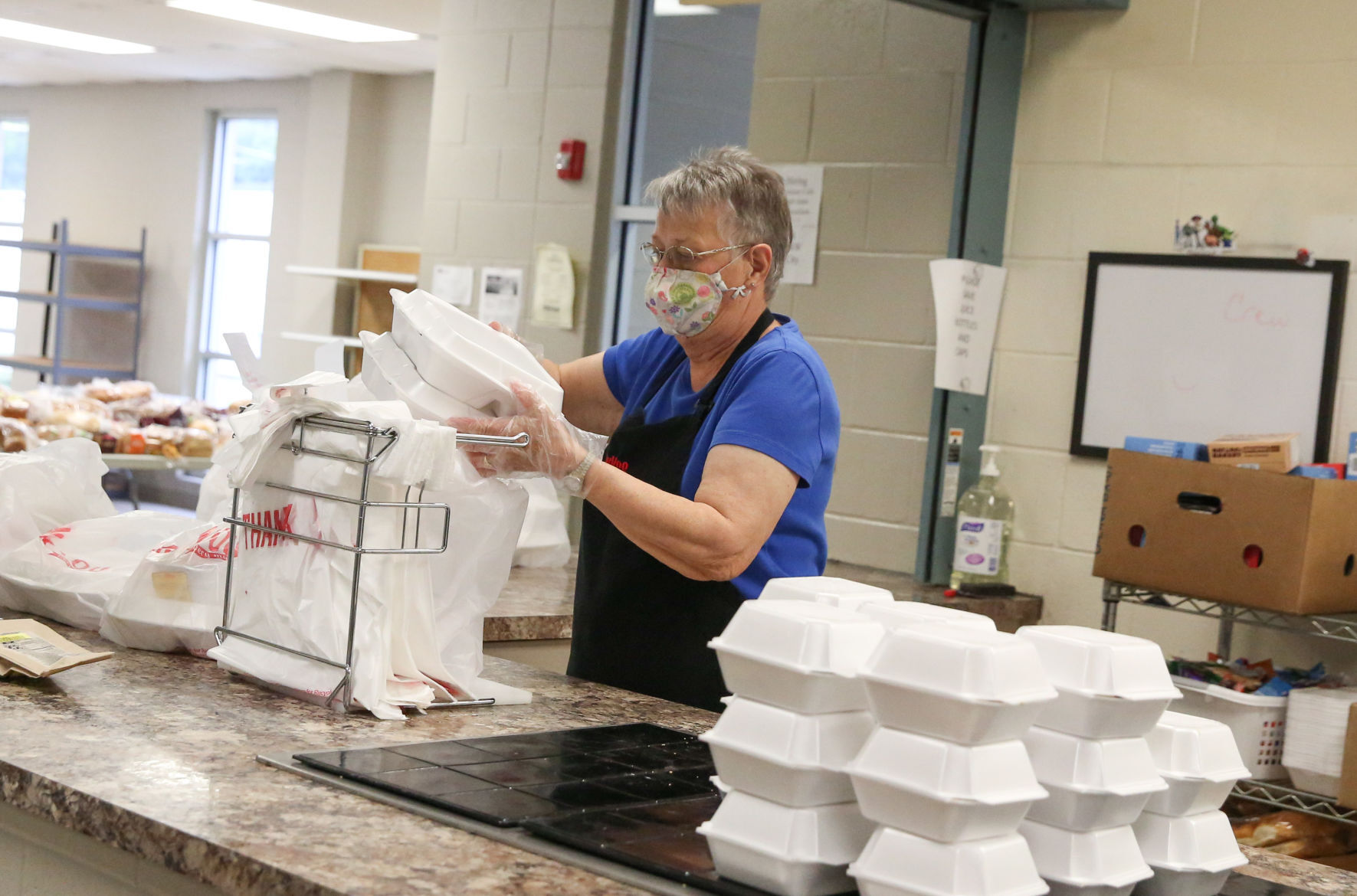 Community Kitchen funds received - to-go containers